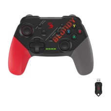 A4 TECH GPW50 Bloody RGB Dual-mode 2.4G Wireless & Wired gamepad, USB, Sports RED