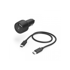 HAMA Auto punjač Micro USB-C USB-A PD 30W  210522