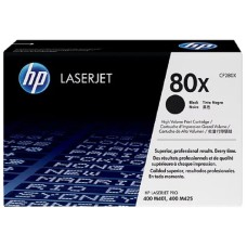 HP 80X High Yield Black Original LaserJet Toner Cartridge, CF280X