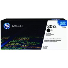 HP 307A Black Original LaserJet Toner Cartridge, CE740A