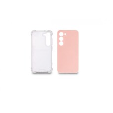 JUST IN CASE Silikon 2in1 za Samsung S23+ PROVIDNA+PUDER-ROZE