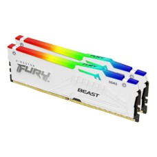 KINGSTON 32GB 2x16GB kit DDR5 6000MT/s CL36 FURY Beast White RGB EXPO KF560C36BWE2AK2-32