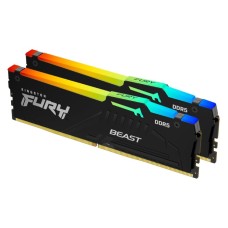 KINGSTON DIMM DDR5 32GB 2x16GB kit 6800MT/s KF568C34BBEAK2-32 FURY Beast Black RGB EXPO