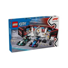 LEGO 60444 F1® garaža i Mercedes-AMG i Alpine formule