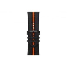 XIAOMI Mi Watch Black Orange Leather Strap